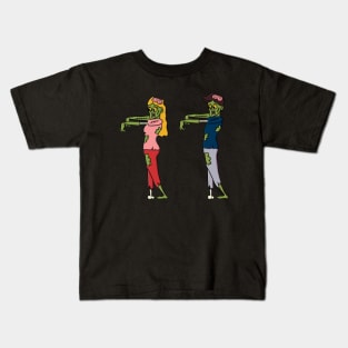 Cartoon Zombies Kids T-Shirt